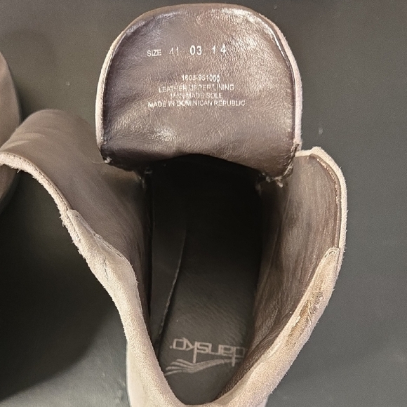 Dansko Women's Charcoal Wedge Ankle Boots - Picture 8 of 10